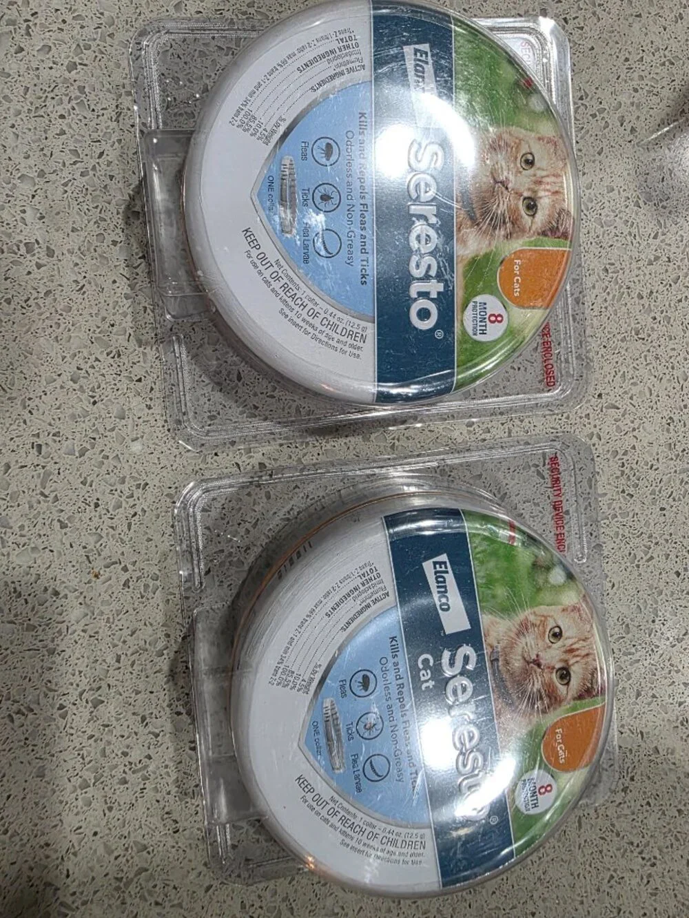 Seresto Flea & Tick Collar For Cats, Vet-Recommended, Protects for 8 Months (2 P